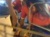 Carrinho de “montanha russa” quebra e deixa casal ferido na Chã do Pilar