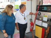 Fiscalização em postos de combustíveis