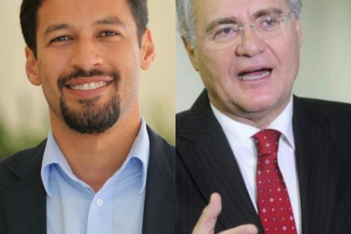 Rodrigo Cunha e Renan Calheiros