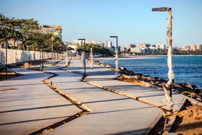 Com mais de 75% do projeto, obras da nova Orla do Porto de Maceió entram na fase final