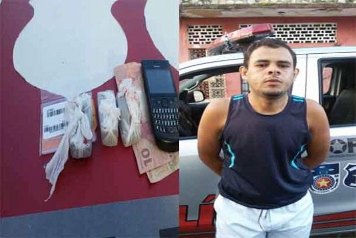 Oplit prende jovem por tráfico de drogas