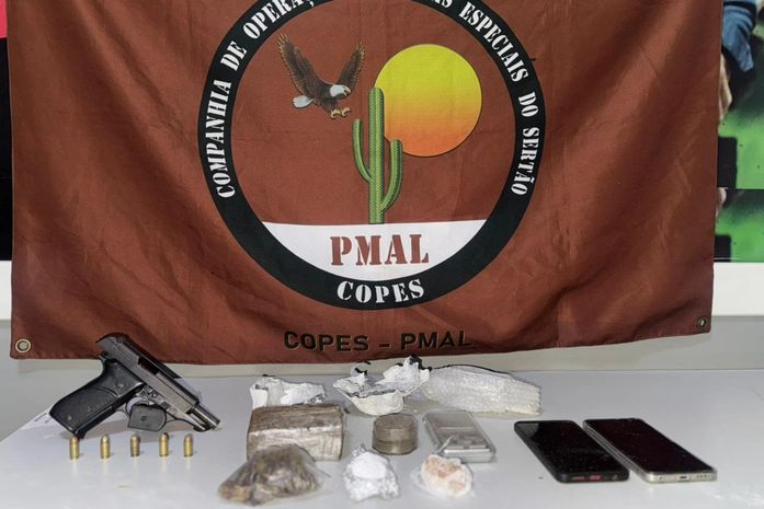 Ações da PM no Sertão retiram drogas e armas das ruas