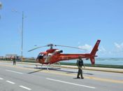 Samu Aeromédico é acionado para salvar vítimas de afogamento