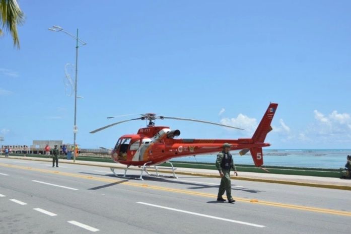 Samu Aeromédico é acionado para salvar vítimas de afogamento