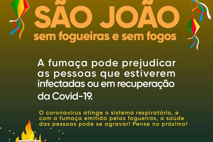 Coronavírus: Prefeitura de Anadia proíbe fogos e fogueiras no período junino