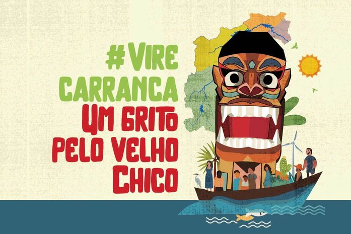 Brasília recebe a 12ª edição da campanha “Eu Viro Carranca para Defender o Velho Chico” no Dia Nacional em Defesa do Rio São Francisco