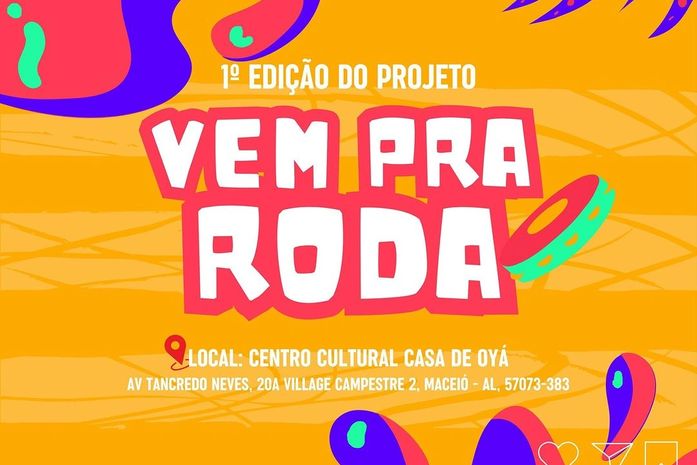 Projeto Vem Pra Roda será lançado no dia 13 de abril