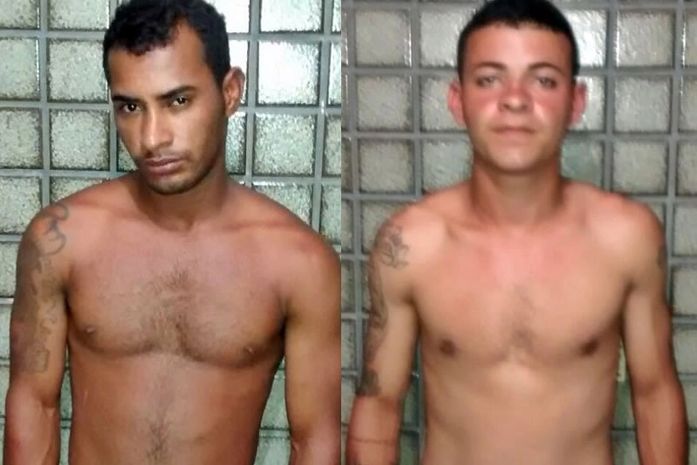 Rogério Lourenço da Silva, de 23 anos, e Felipe Gomes dos Santos, de 19 anos, respectivamente
