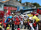 Protesto contra PEC no Centro de Maceió