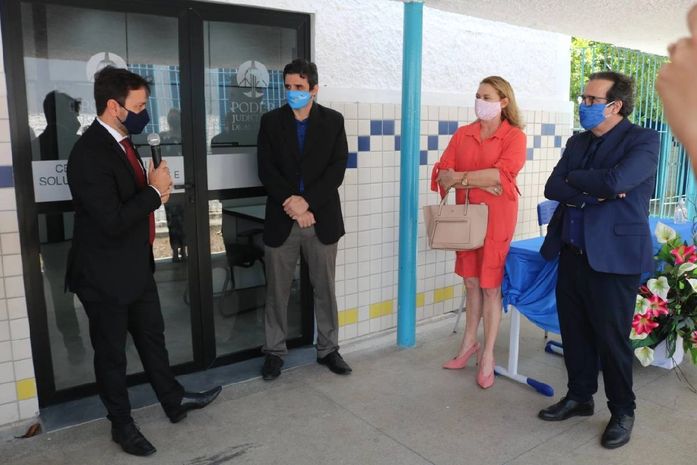 Presidente da OAB-AL participa da inauguração do 19º Centro Judiciário de Solução de Conflitos e Cidadania, na sede da Uneal