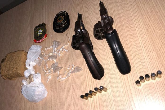 Material apreendido durante a Operação