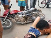 Colisão entre motocicletas deixa uma pessoa ferida em São Miguel dos Campos