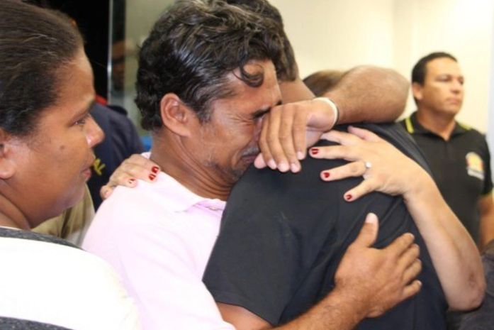 Emoção do reencontro de pais de filhos marcaram a chegada de crianças e jovens egressos do Rio de Janeiro na Casa de Direitos, e, Maceió