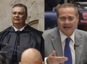 Flávio Dino e Renan Calheiros