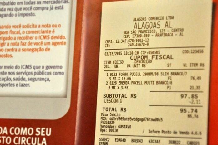 Secretaria da Fazenda libera créditos da Nota Fiscal Alagoana