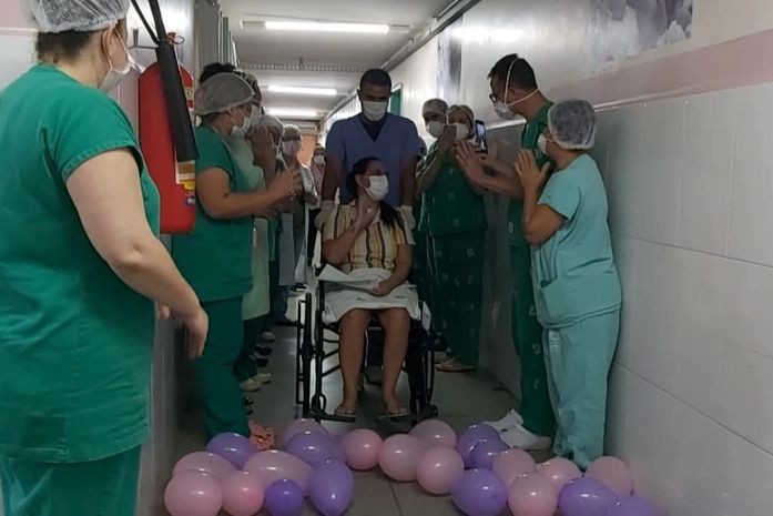 Santa Mônica realiza primeira alta da UTI Materna de paciente com Covid-19
