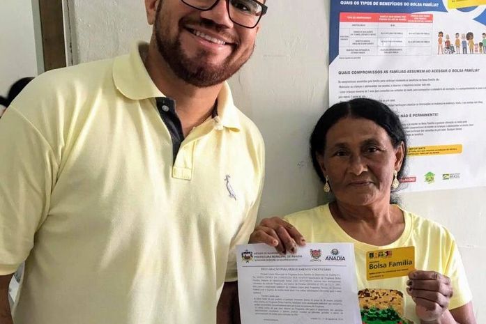 Beneficiária pede desligamento voluntário do programa Bolsa Família em Anadia