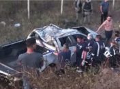 Capotamento de camioneta, na AL-220 em Jaramataia deixa saldo de um morto e duas mulheres feridas 