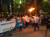 Desfile pelas ruas da cidade marca abertura dos Jogos Escolares Municipais