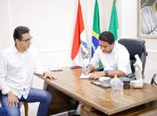 Júlio Cezar transfere o comando do governo para o seu Vice Dr Márcio