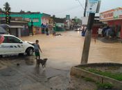 Alagamento na Rua Cônego Costa, Bebedouro
