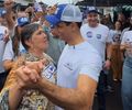 JHC e Célia em Maribondo; entre o calor de uma caixa de som e o gelo das lideranças locais