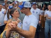 JHC e Célia em Maribondo; entre o calor de uma caixa de som e o gelo das lideranças locais