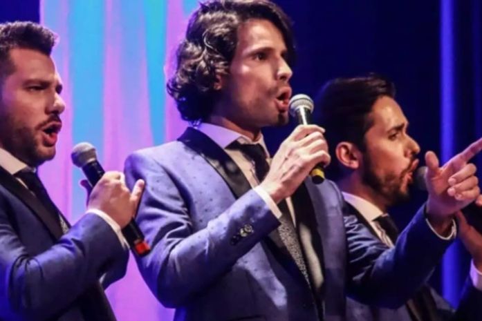 The Amazing Tenors “Sings Bocelli” acontece no dia 16 de agosto no Teatro Gustavo Leite