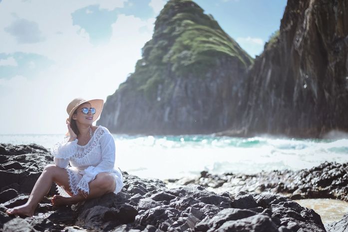 Fingindo costume em Noronha