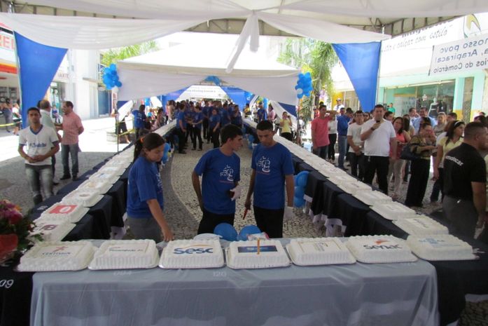 Sindilojas Arapiraca, Sistema Fecomércio/Sesc/Senac Alagoas, Prefeitura de Arapiraca e Empresários, comemorarão centenário da cidade com bolo gigante