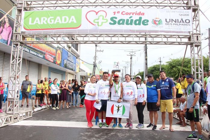 Corrida da Saúde mobilizou centenas de palmarinos para atividades físicas, em União dos Palmares