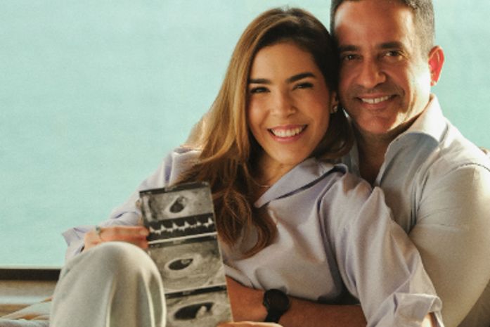 Paulo Dantas e Júlia Britto anunciam gravidez do primeiro filho juntos