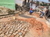 Prefeitura de Branquinha realiza recuperação em pavimentação de rua