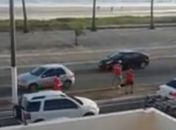 Vídeo mostra torcedor regatiano espancando azulino antes do clássico