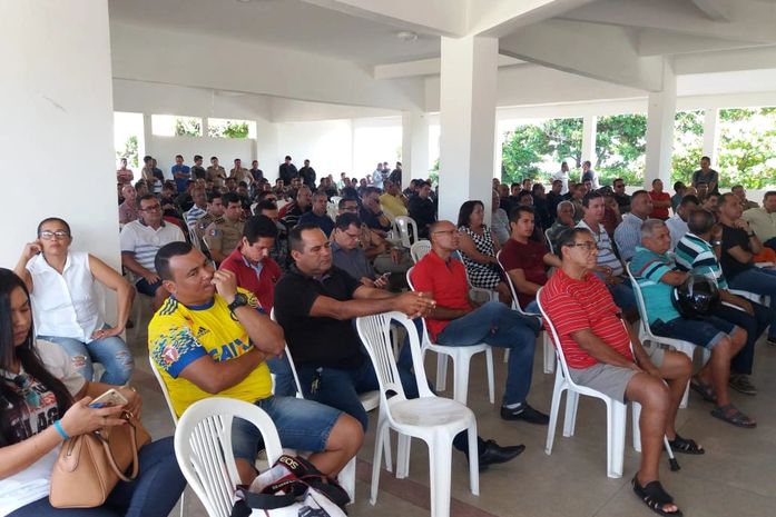 Militares reunidos em assembleia, no ano passado