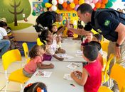 
PRF realiza palestra educativa para alunos da educação infantil, em União dos Palmares
