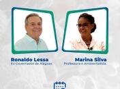 Em live, Ronaldo Lessa e Marina Silva debatem sobre a pandemia
