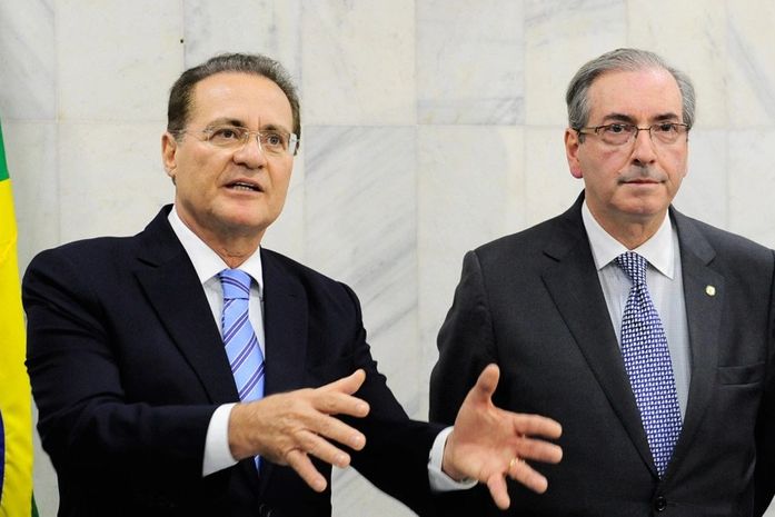 Renan Calheiros e Eduardo Cunha