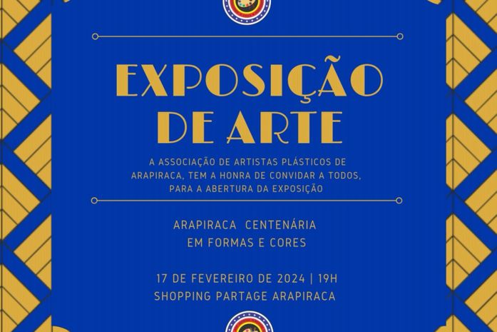 Associação dos Artistas Plásticos vai realizar exposição em homenagem ao Centenário de Arapiraca no Shopping Partage