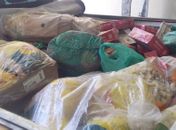Dono de mercado é autuado e 450 kg de carnes bovina e suína, bacalhau, frangos e batatas são apreendidos