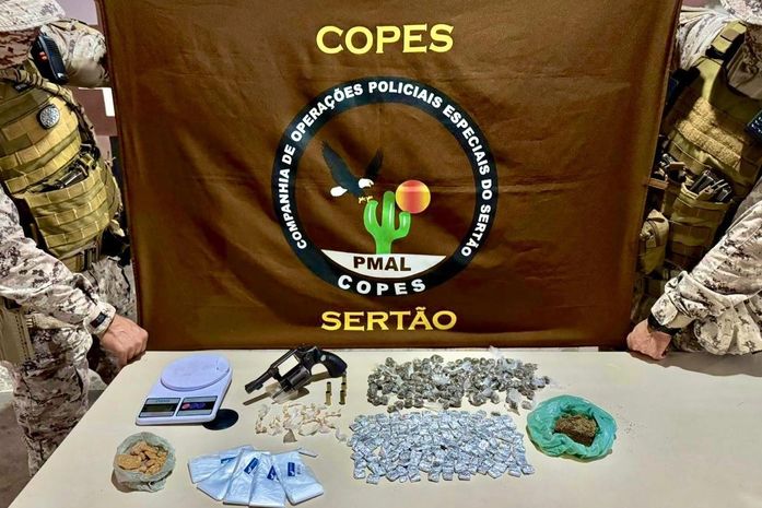 Polícia Militar apreende três armas de fogo e drogas em Alagoas nas últimas 24 horas
