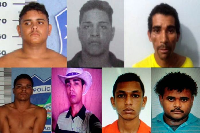 José Elieuson Urtiga da Silva, João Victor dos Santos, Edvaldo da Silva de Freitas, Rosemberg Jose da Silva Maciel, Cicero Wellington Paulino Teixeira, José Augusto Melo dos Santos, e Adriano da Silva.
