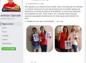 Postagem no Facebook