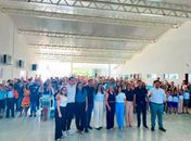 Ziane Costa inaugura reforma e ampliação da EMEB Dr. José Correia Filho no Jardim Cordeiro