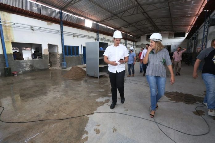 Obras da Manutenção Predial da Escola Municipal Edival Lemos estão avançadas