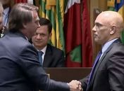 Jair Bolsonaro e Alexandre de Moraes