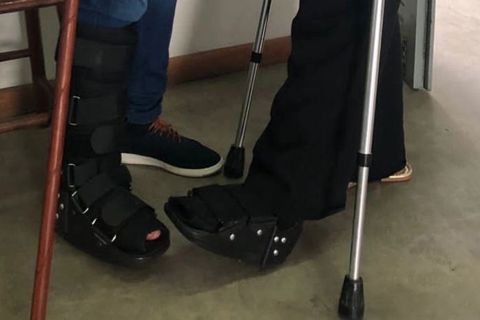 "Quando você sentiu o choque foi o ligamento estourando, se rompendo"- afirmou o médico