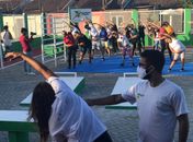 Moradores do bairro Bom Sucesso ganham moderna academia de saúde