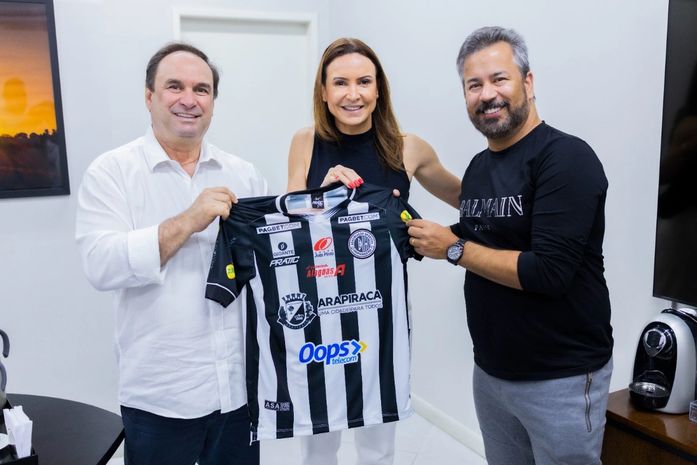 Campeã olímpica, Maurren Maggi é recebida pelo prefeito Luciano Barbosa em Arapiraca
