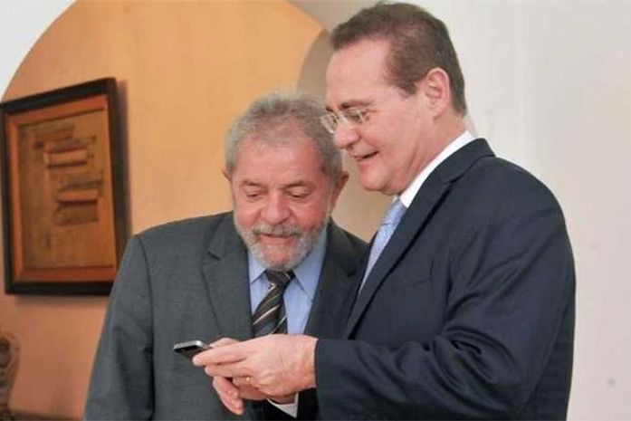 Lula e Renan Calheiros